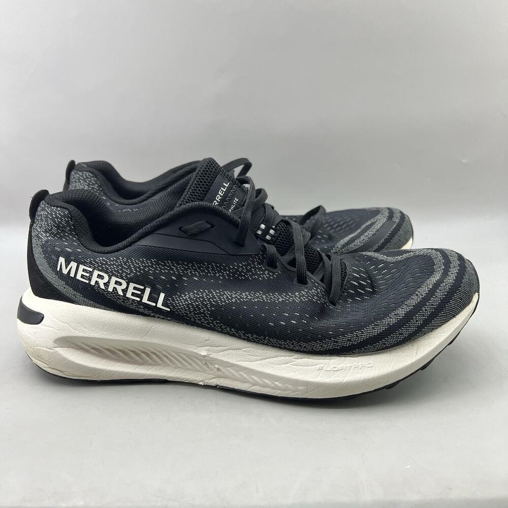 Merrell Morphlite Trail Running Shoes Men Size 11 Black Mesh Comfort Sneakers